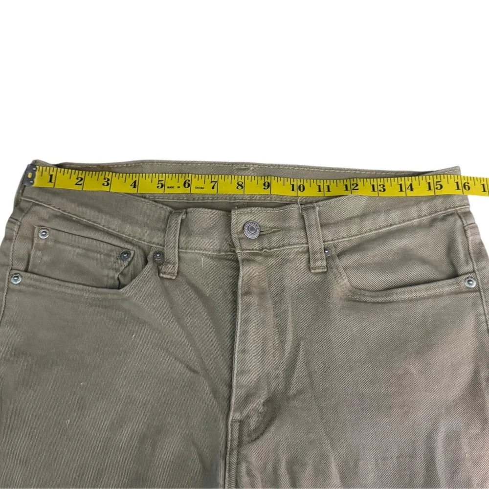 Levis 511 Jeans Mens 32 X 34 Brown Denim Chino Pants Slim Fit